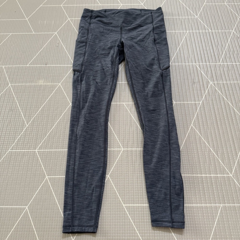 Lululemon Speed Up Tight *Full-On Luxtreme Brushed Size 8 Heathered Gray LW5AYZS